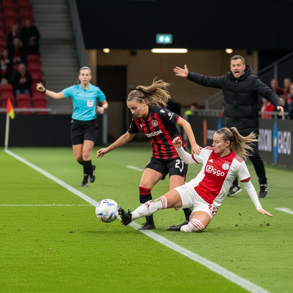 Discussie over doellijntechnologie in Eredivisie Vrouwen na incident NEC - Ajax