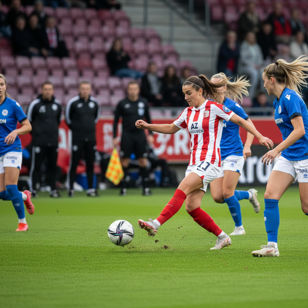 AZ Vrouwen neemt afscheid van Oufkir; speelster blikt hoopvol vooruit