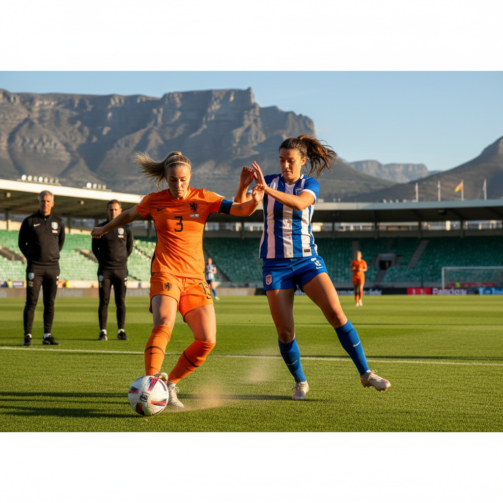 Jill Roord en Pien Sanders luiden 2025 af in Kaapstad