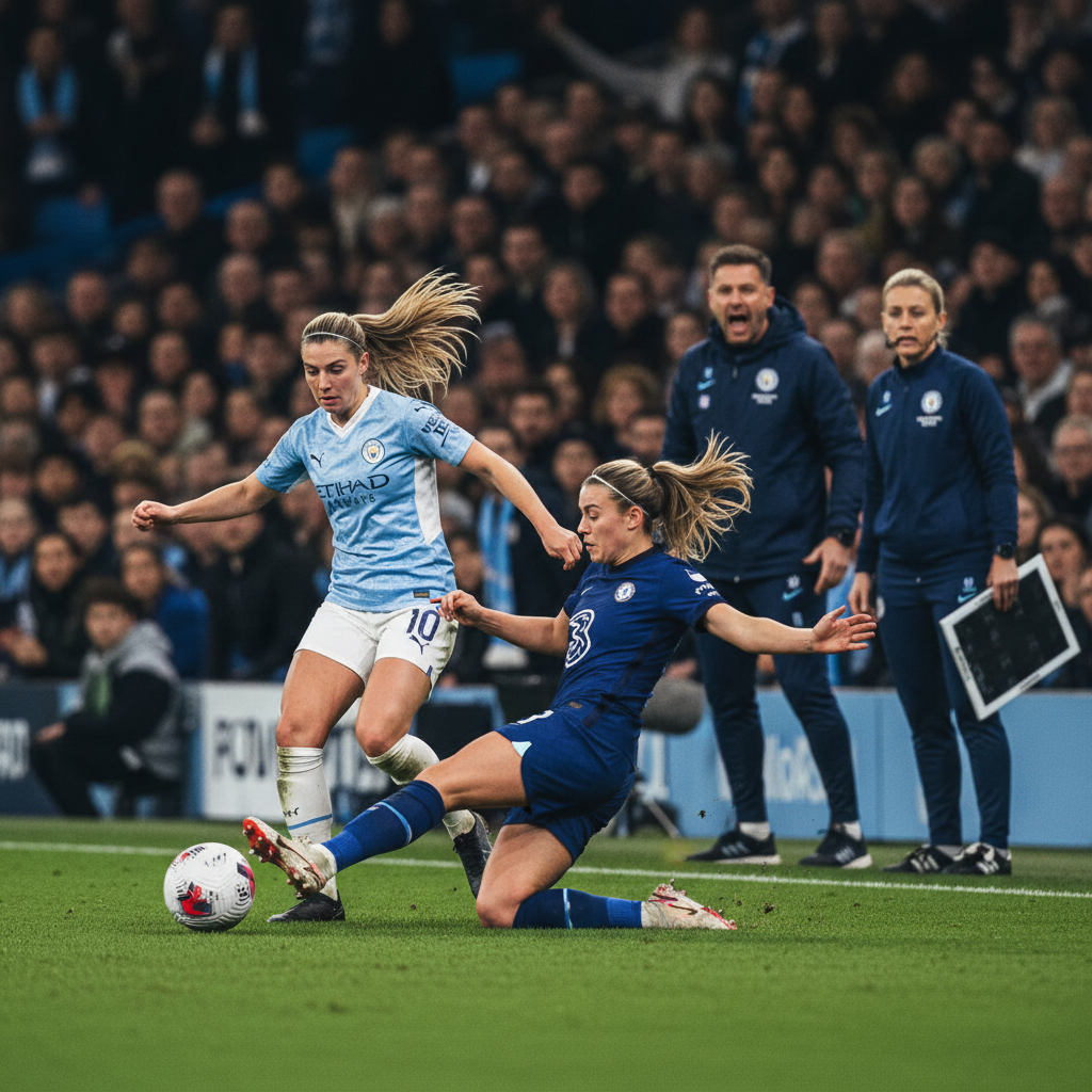 WSL: Manchester City en Chelsea domineren, opvallende trainerswissel bij London City Lionesses