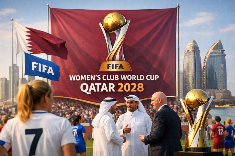 Qatar onderhandelt met FIFA over organisatie eerste WK clubs voor vrouwen in 2028