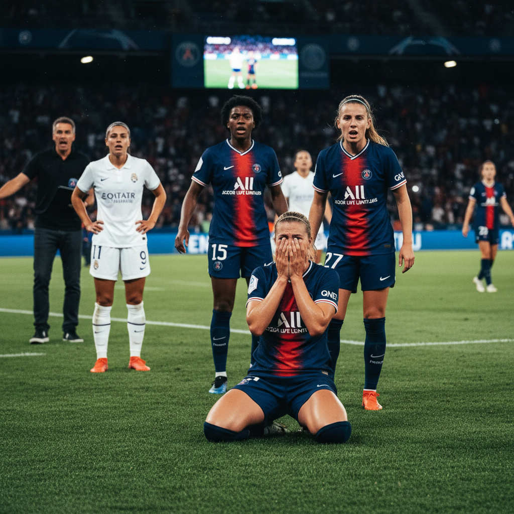 Puntenaftrek drijft PSG Vrouwen tot wanhoop na administratieve fout