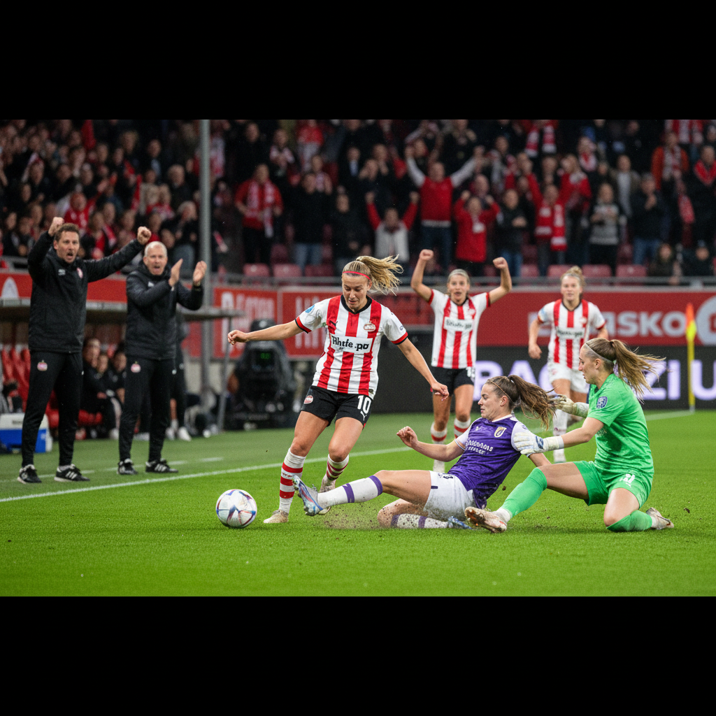 PSV Vrouwen Grijpt Eredivisie Kop na Winsterk Optreden Tegen FC Utrecht