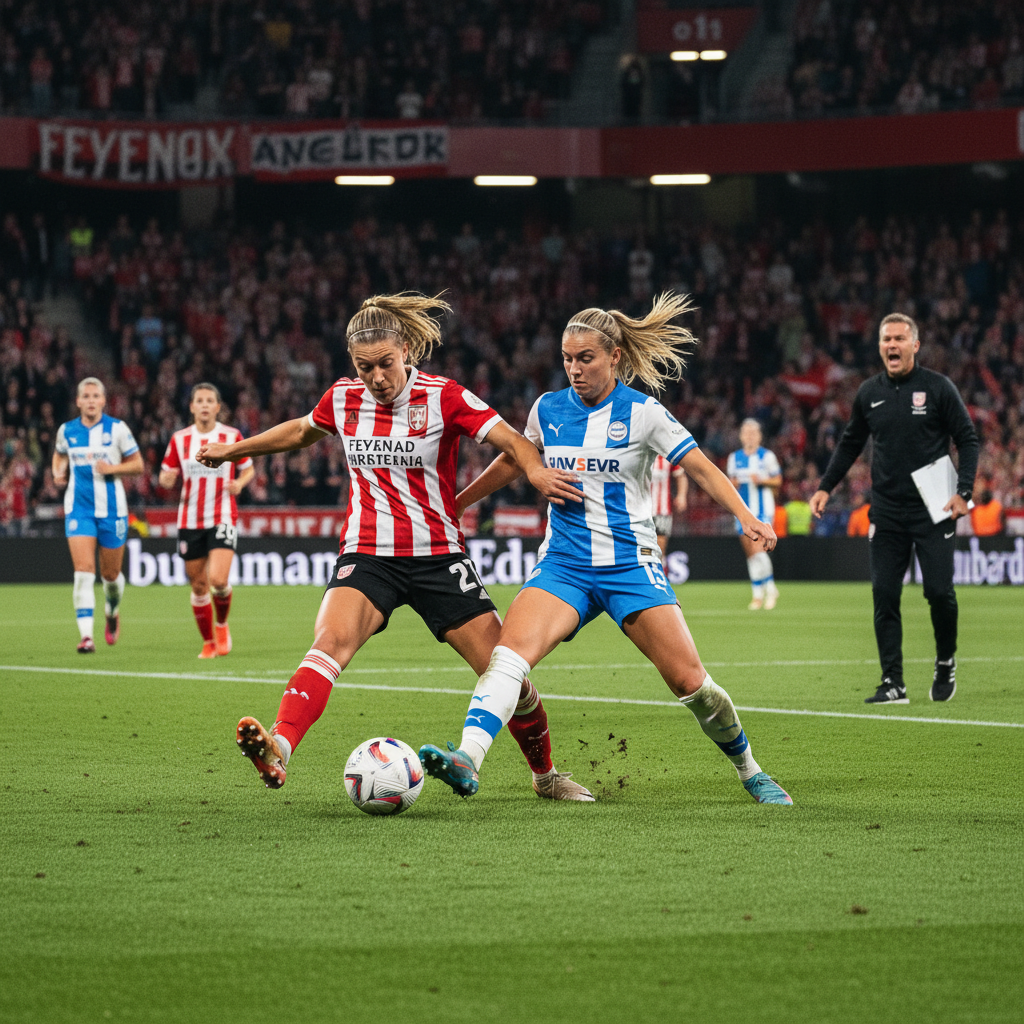 Strijd om de Top: Feyenoord en PSV in kraker van Eredivisie Vrouwen