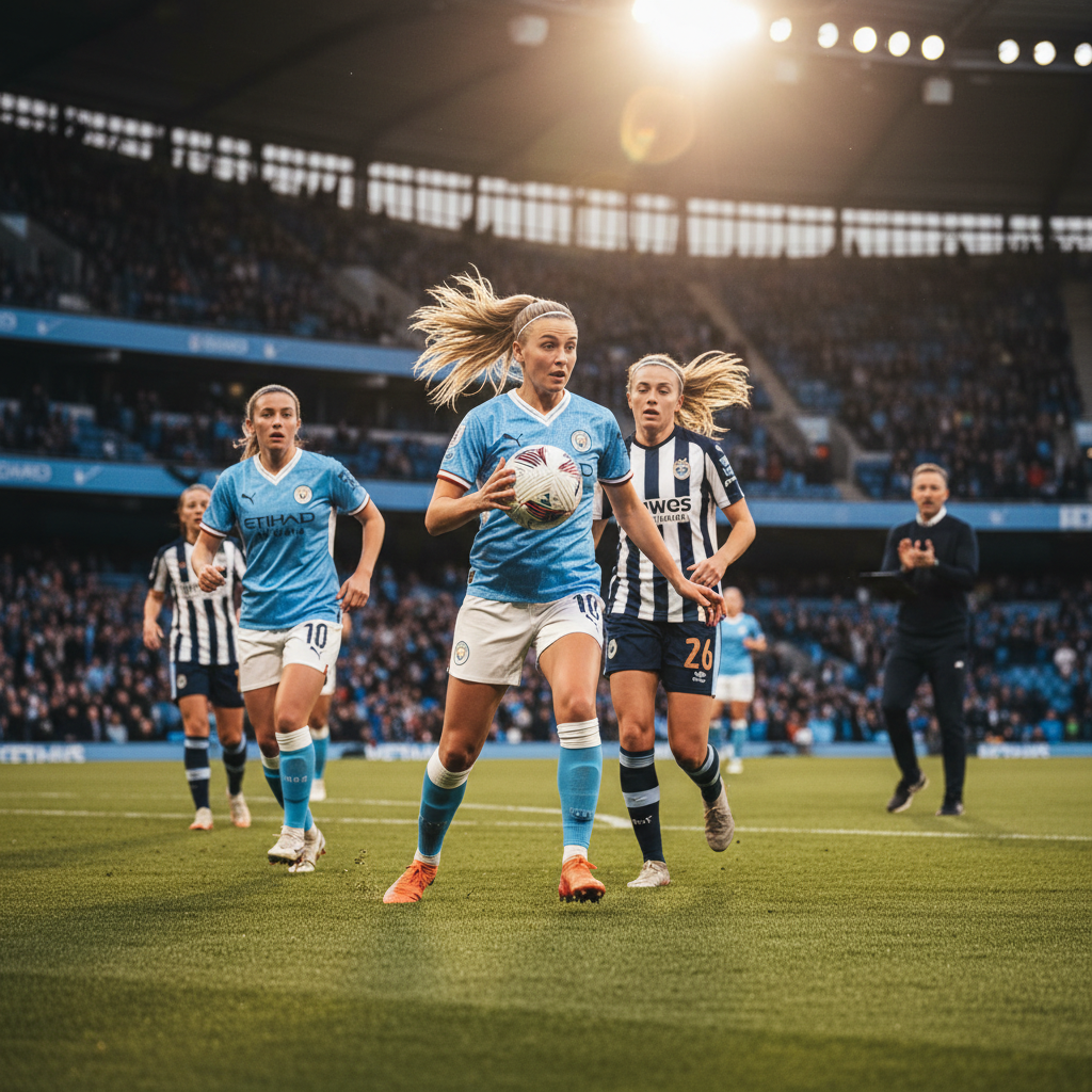 Manchester City Vrouwen Stoomt Op Richting WSL Titel