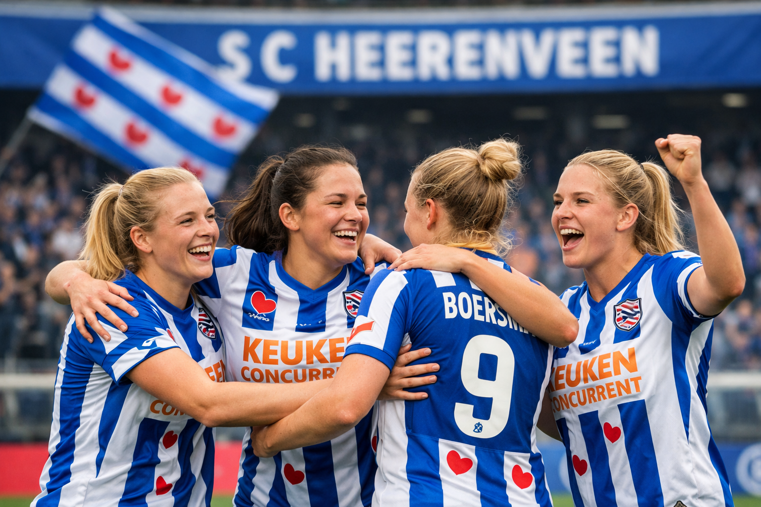 Heerenveen Vrouwen blijft winnen: ADO met 4-1 verslagen