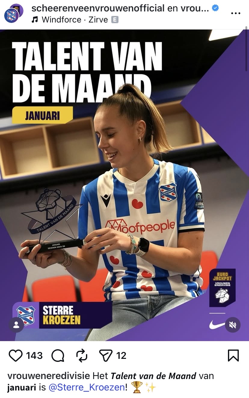 Sterre Kroezen: Talent van de Maand Januari!