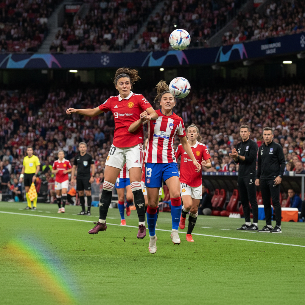 Manchester United in spannende confrontatie met Atlético Madrid in Women's Champions League