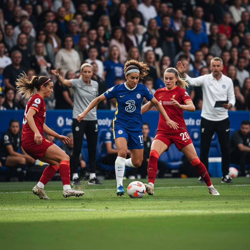 Chelsea herstelt zich in WSL met overwinning op Liverpool