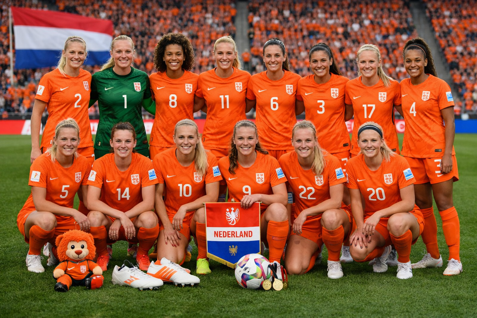 Selectie Oranje Leeuwinnen voor eerste WK-Kwalificatieduels bekend !!