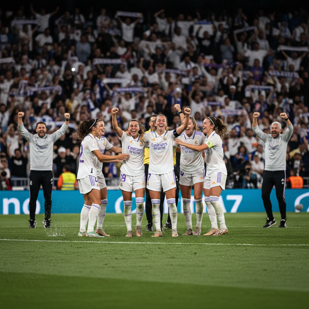 Real Madrid Vrouwen bereikt kwartfinales Champions League en stuit op Barcelona
