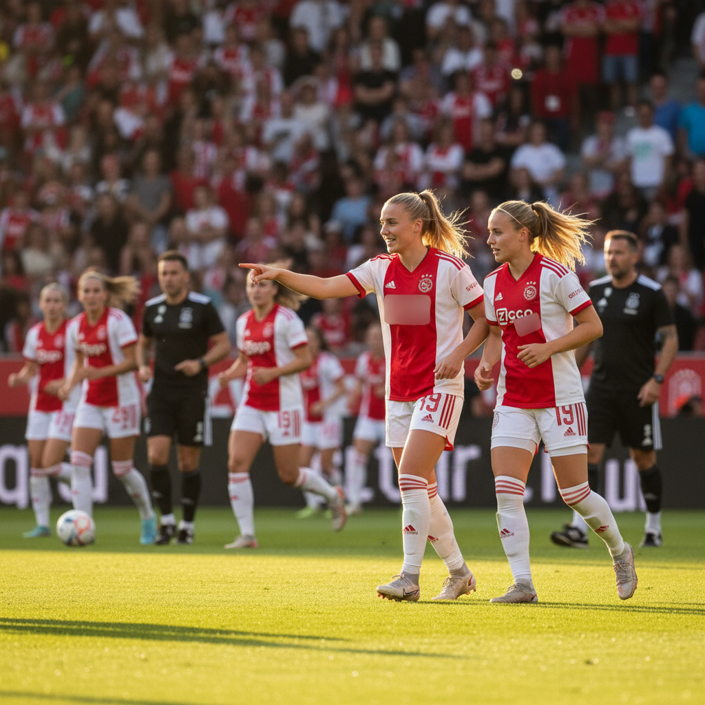 Ajax Vrouwen bereiden zich voor op topduel met FC Twente
