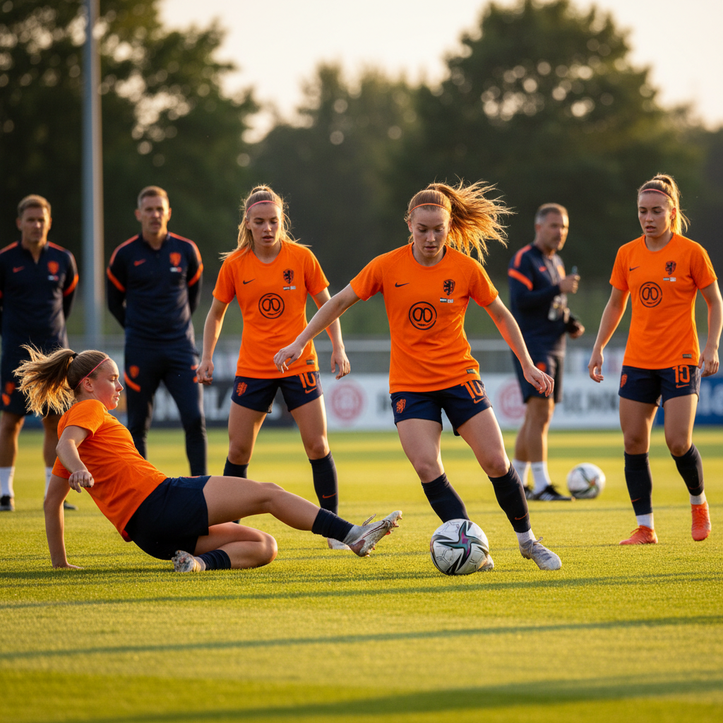 Oranje Leeuwinnen bereiden zich voor op cruciale WK-kwalificatiewedstrijd tegen Ierland