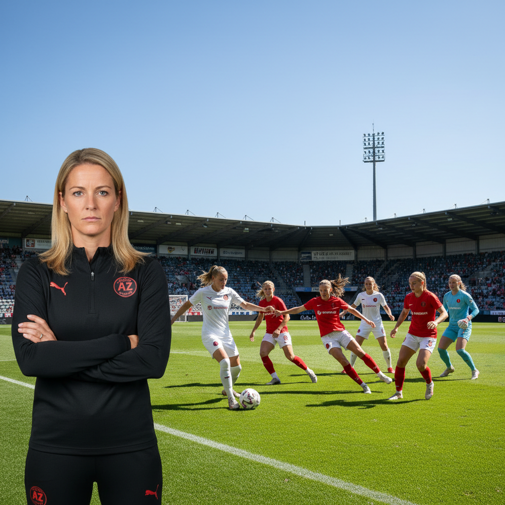 Stefanie van der Gragt nieuwe hoofdtrainer AZ Vrouwen