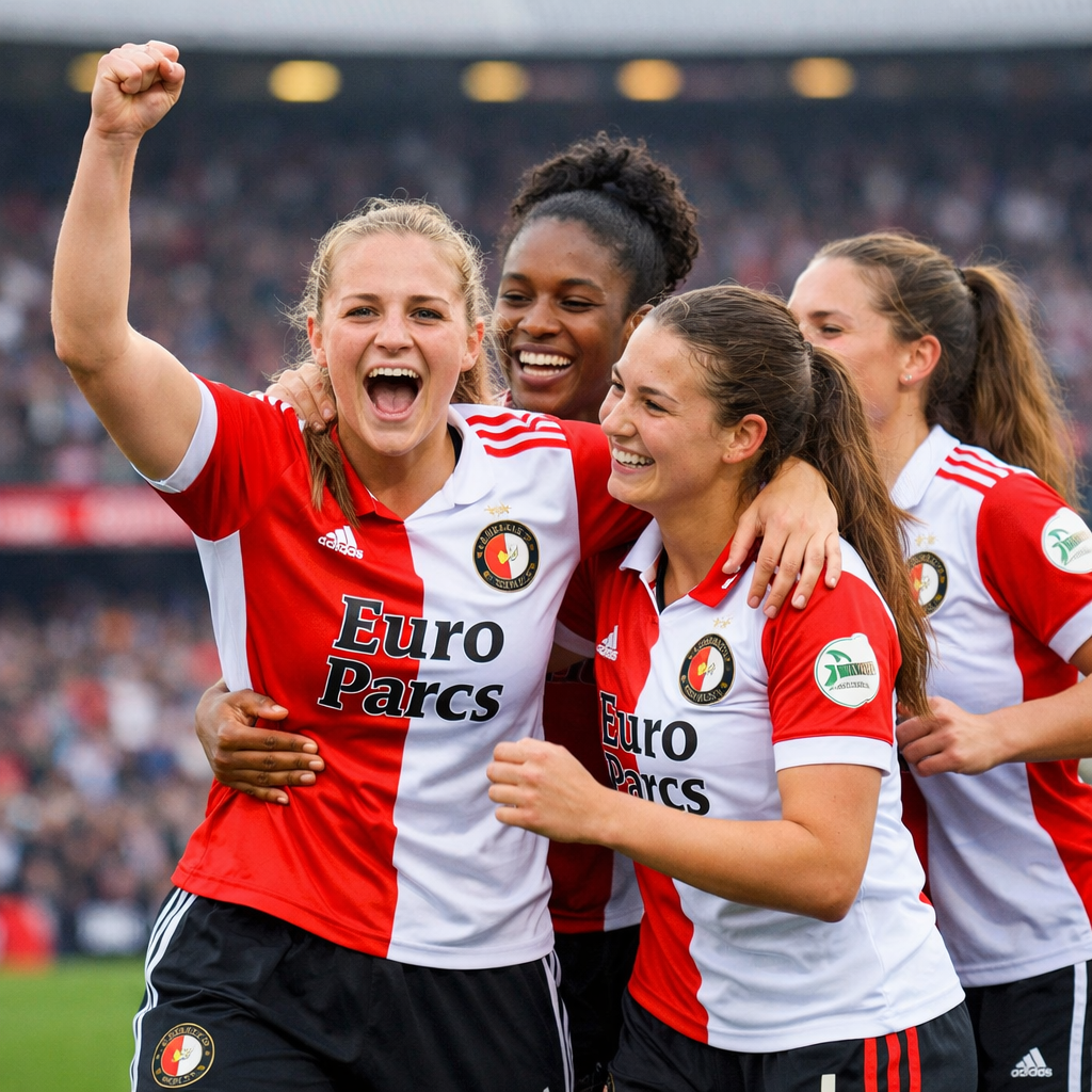 FC Twente Vrouwen struikelt bij Feyenoord en ziet titelstrijd opspelen
