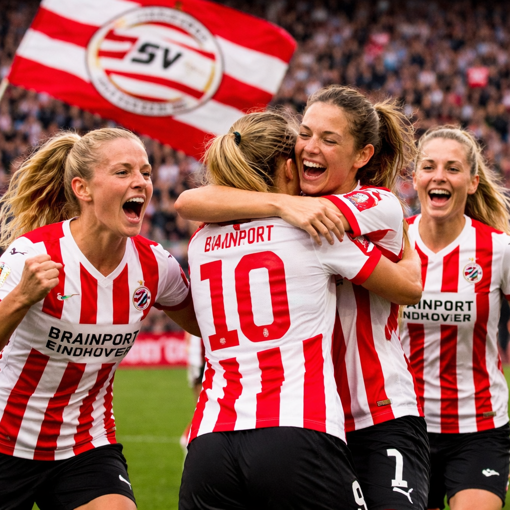 Aftellen voor PSV Vrouwen is nu wel echt begonnen na vrijdagavond!!