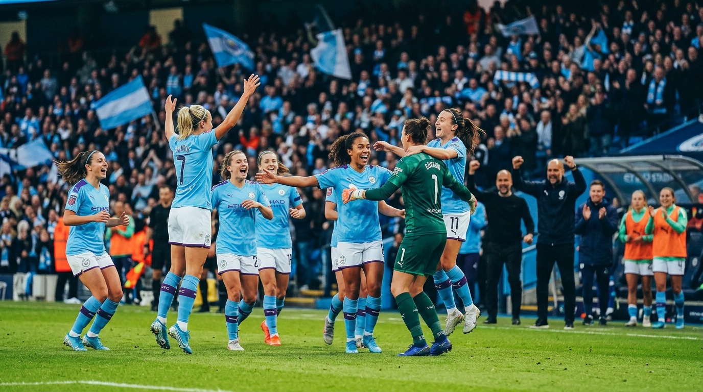 Manchester City viert WSL-titel na tien jaar