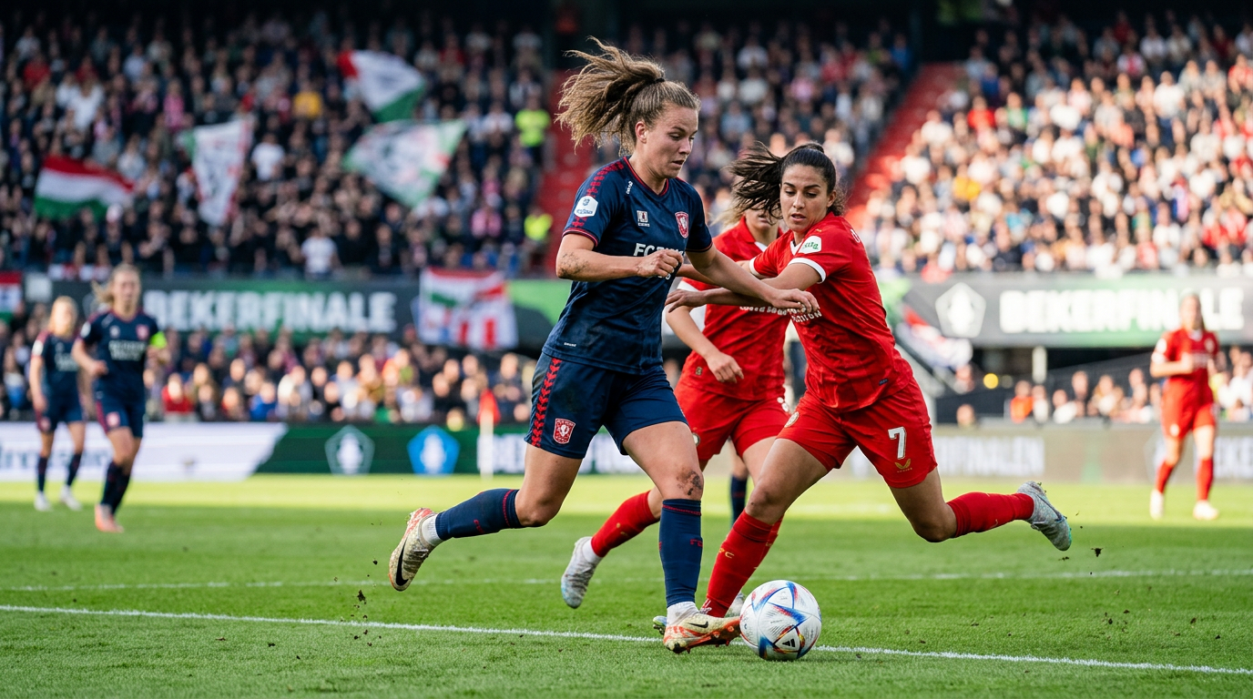 FC Twente Vrouwen maakt zich op voor bekerfinale
