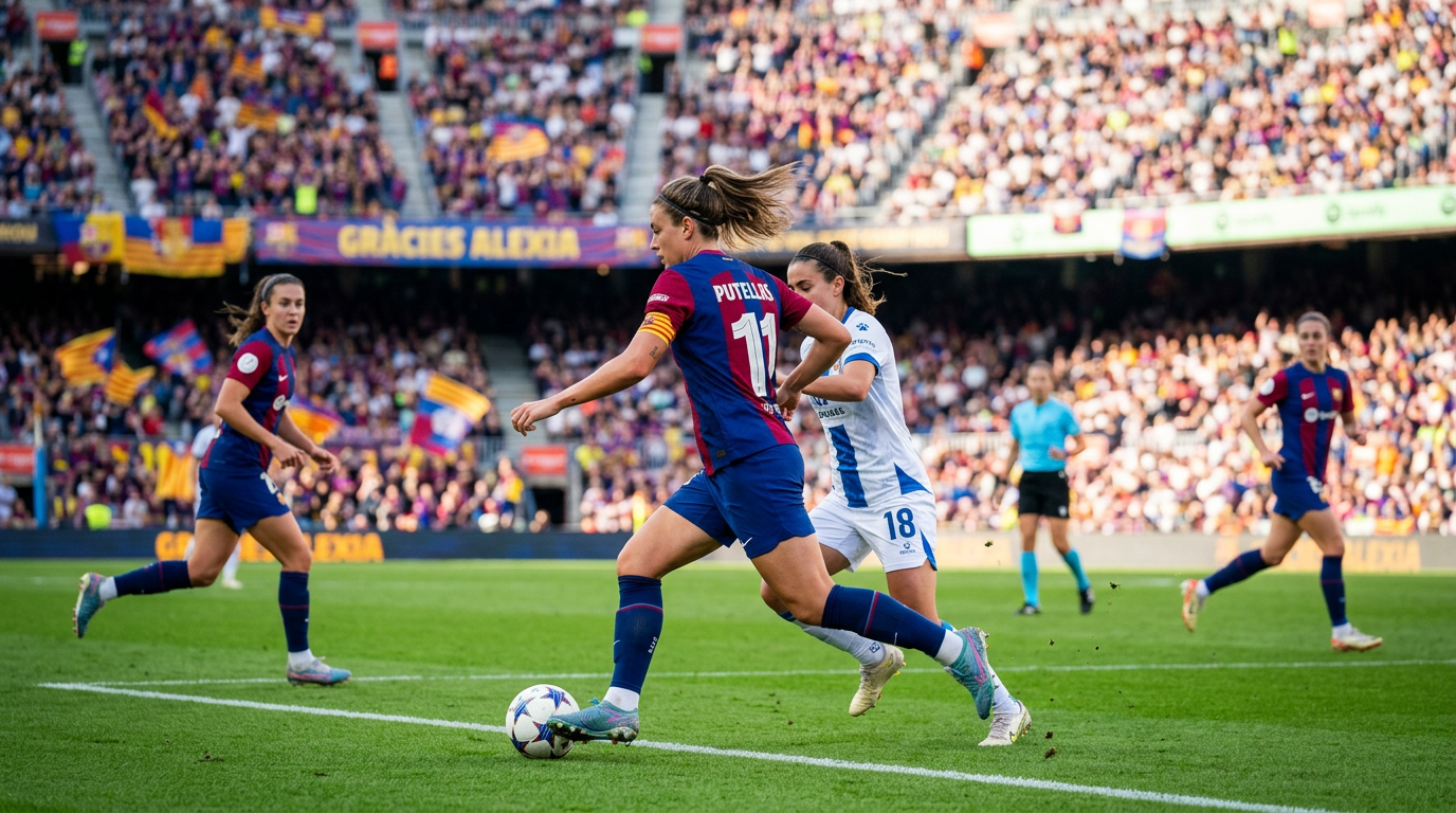 Clubicoon Alexia Putellas zwaait af bij FC Barcelona Vrouwen