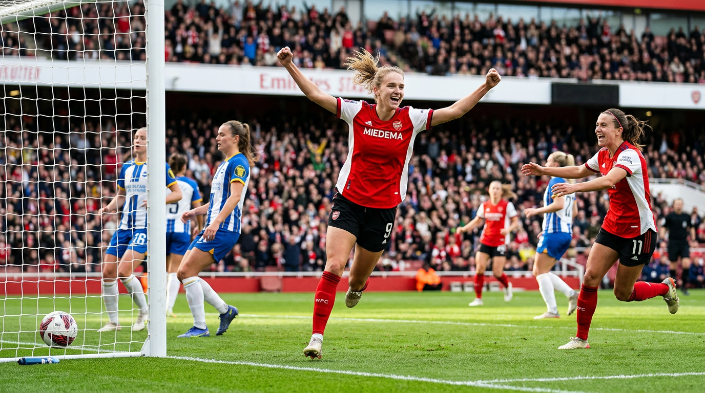Vivianne Miedema schittert met treffer bij bekerwinst na langdurige blessure