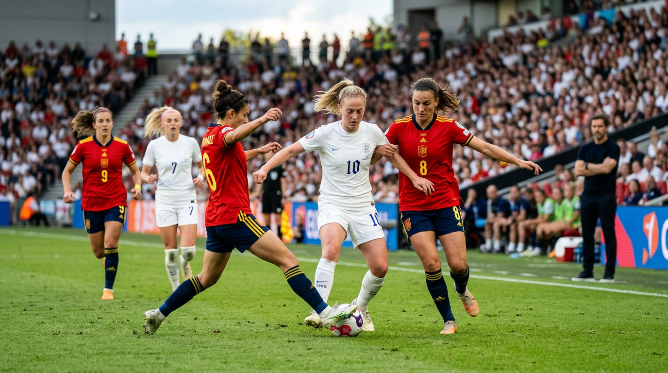 Pijnlijke nederlaag voor Sarina Wiegman's Engeland tegen Spanje