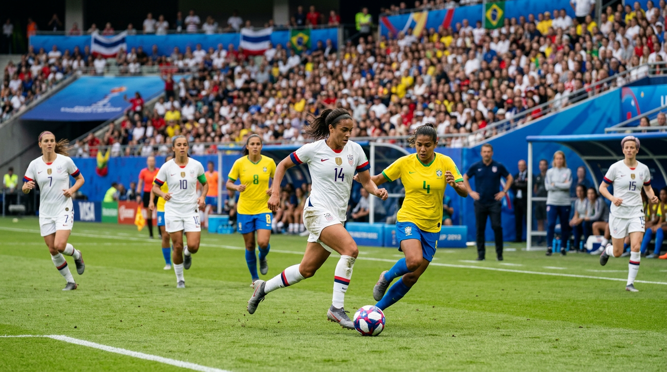USWNT onderuit tegen Brazilië: Verdedigende kwetsbaarheden blootgelegd ondanks snelle Wilson-treffer