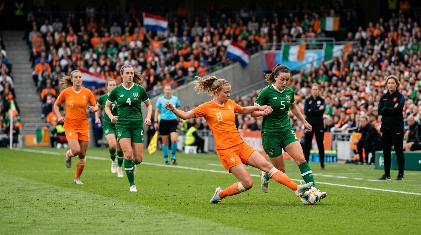 Oranje Leeuwinnen azen op WK-ticket na domper in Ierland