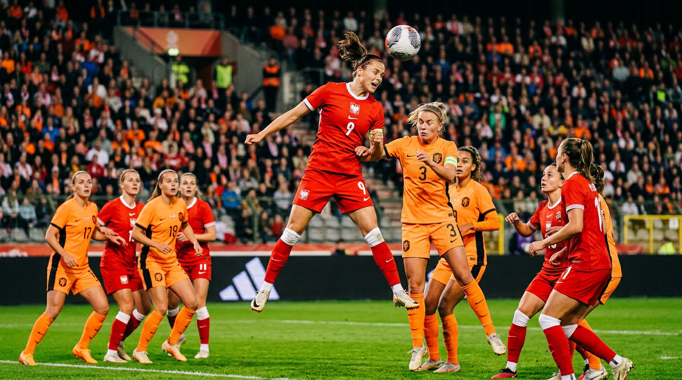 Oranje Leeuwinnen voor cruciale WK-kwalificatiewedstrijd tegen Polen: focus op corners en Ewa Pajor