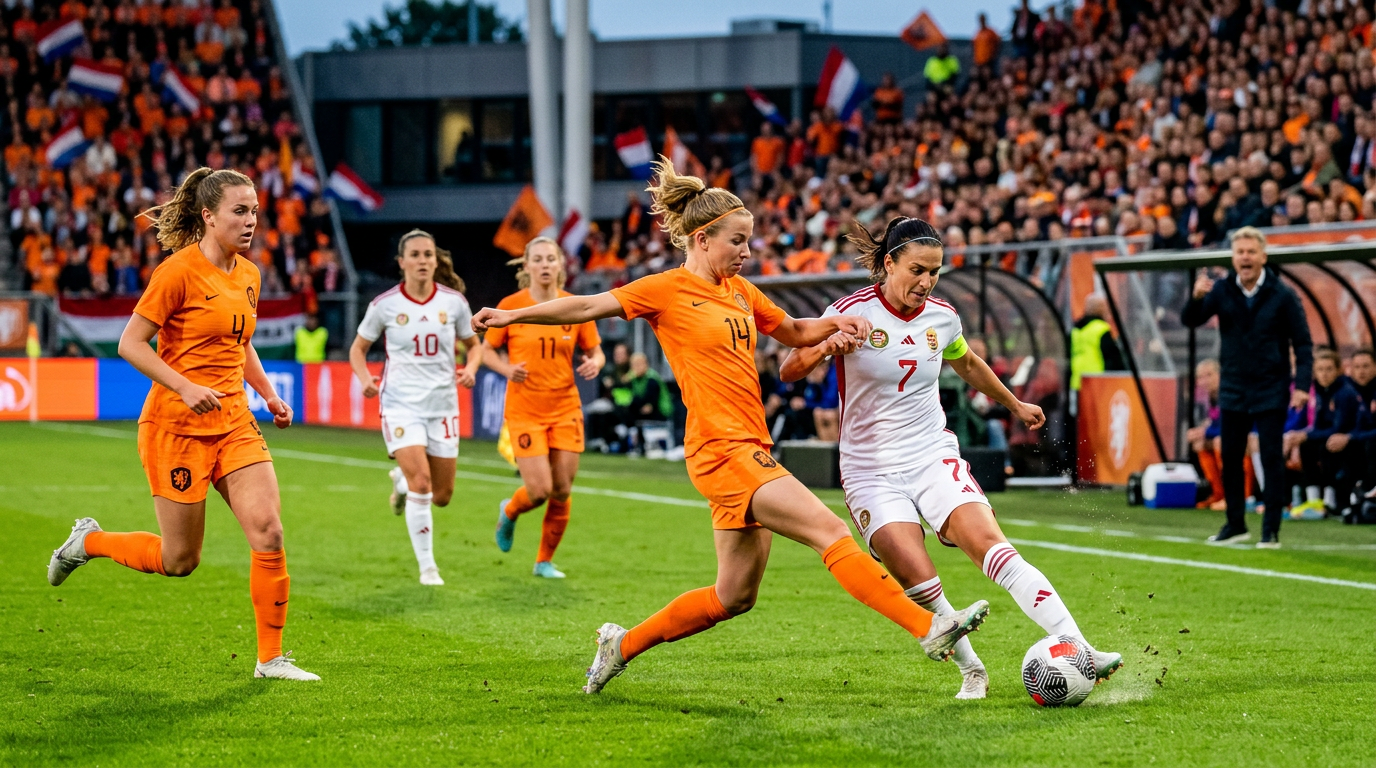Oranje Leeuwinnen starten WK-play-offs tegen Hongarije