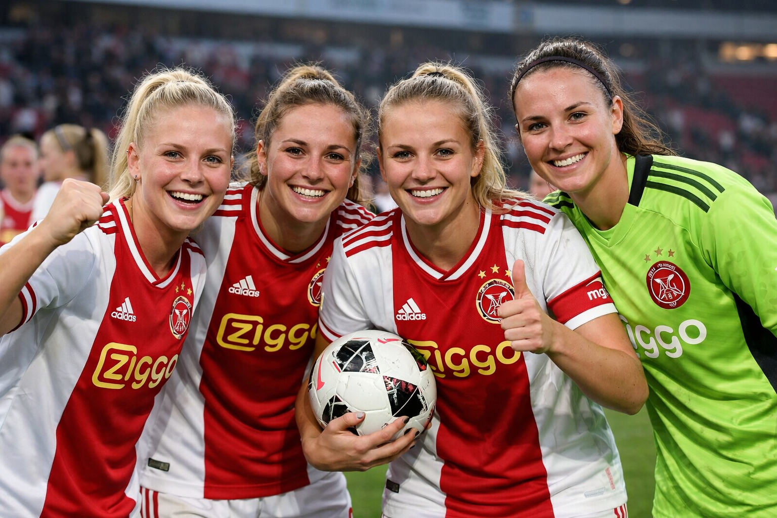 Ajax Vrouwen Domineren: Snoeijs Schittert met Hattrick tegen Ter Leede