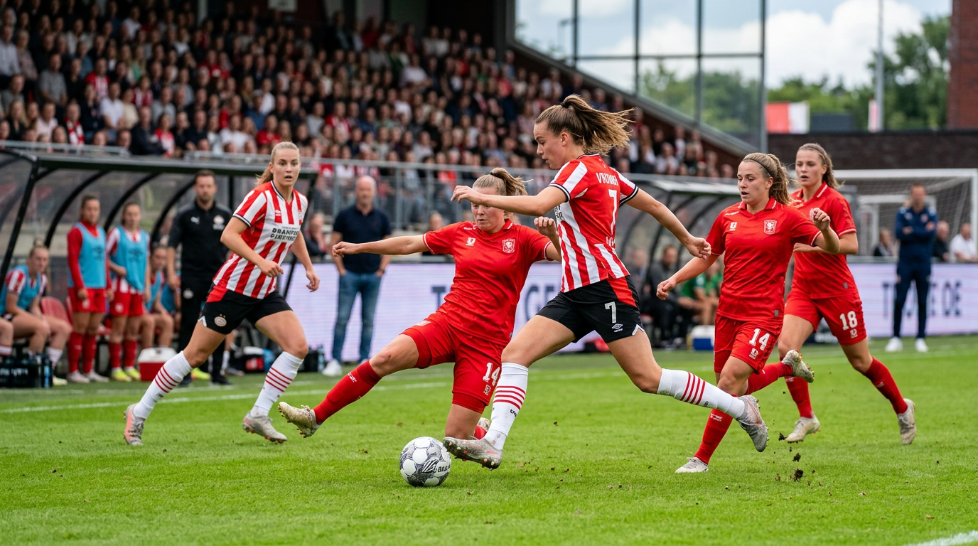 PSV Vrouwen en FC Twente Vrouwen strijden om eerste prijs van het seizoen in Supercup
