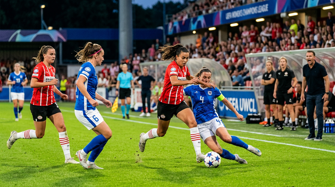 PSV Vrouwen boekt belangrijke zege op FK Sarajevo in Champions League-kwalificatie