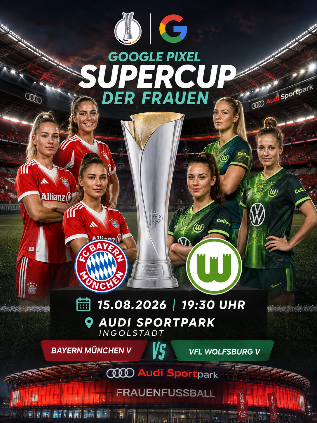 Klassieker luidt seizoen in: Bayern versus Wolfsburg in Supercup-strijd