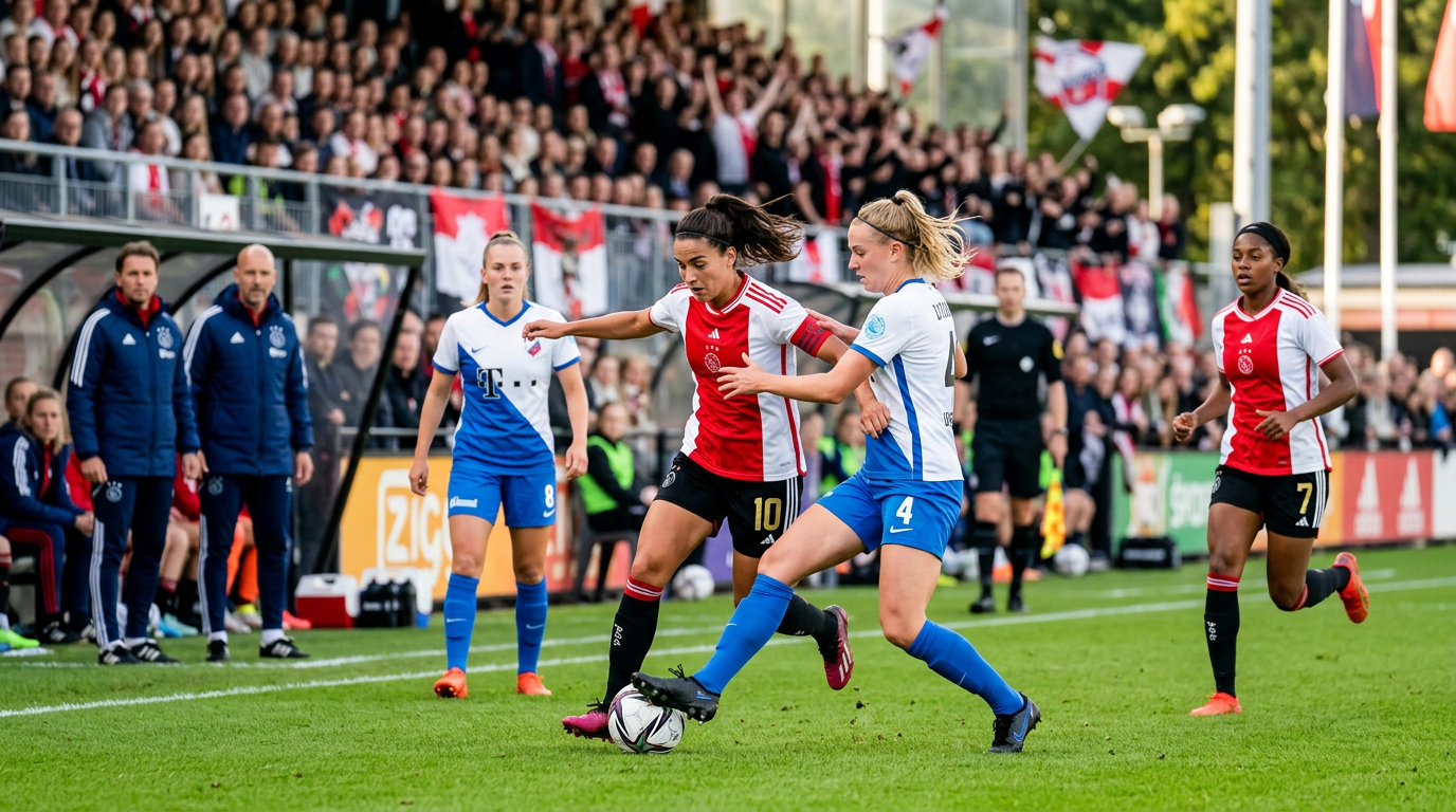 Ajax pakt nipte openingszege in Eredivisie Vrouwen tegen stug FC Utrecht