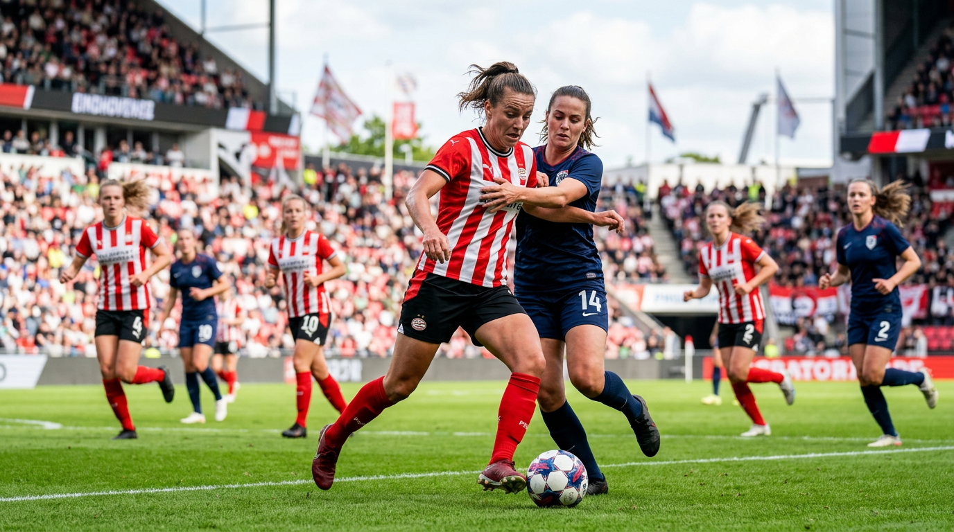 PSV Vrouwen loopt tegen eerste puntenverlies aan in seizoensstart