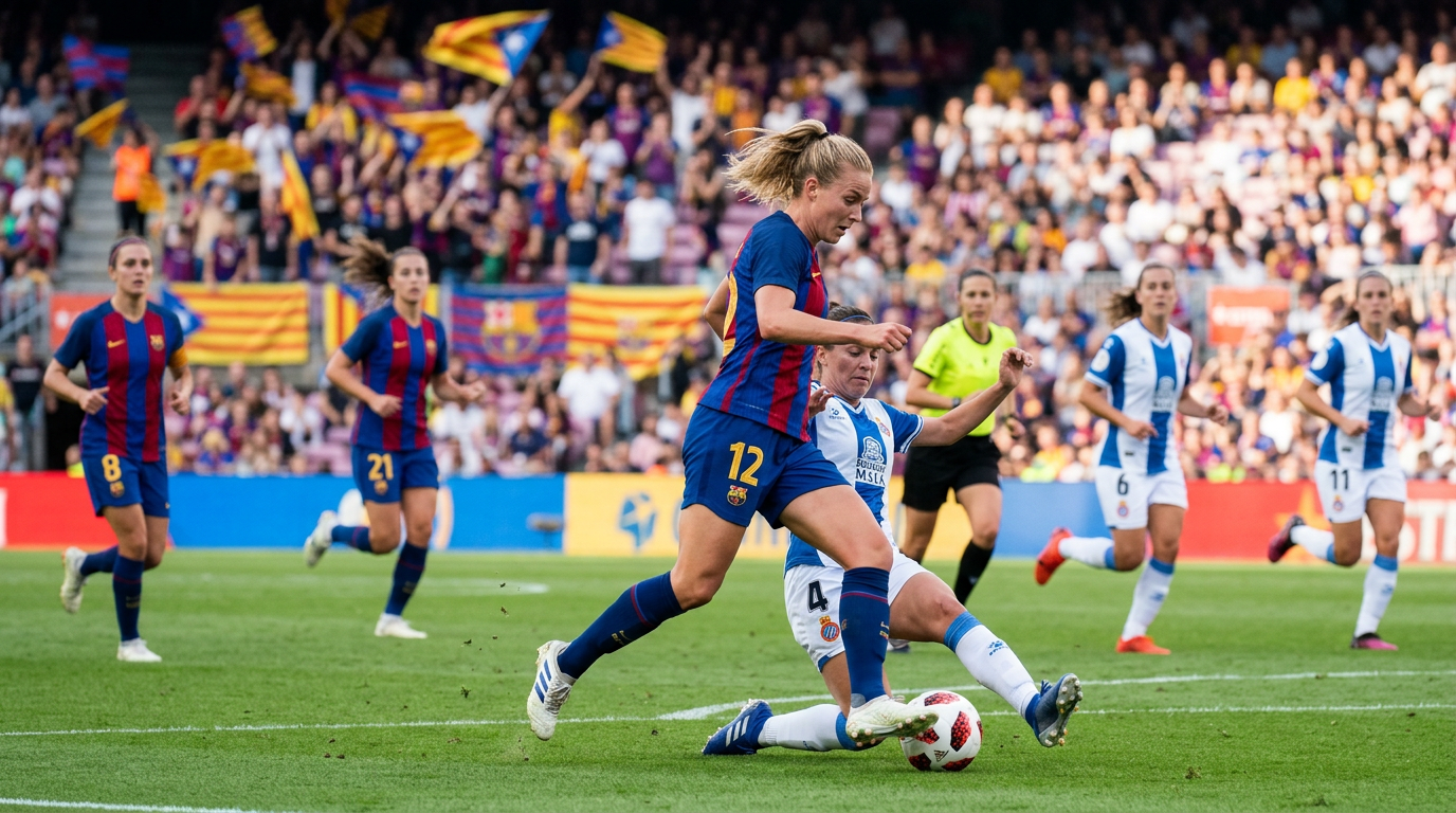 Droomdebuut voor Renee van Asten bij FC Barcelona Femení