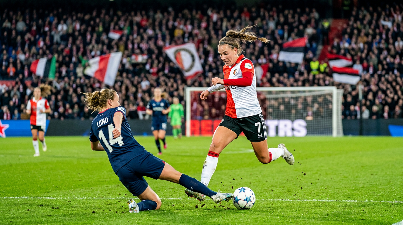 Feyenoord Vrouwen boekt knappe Europese zege en stoot door