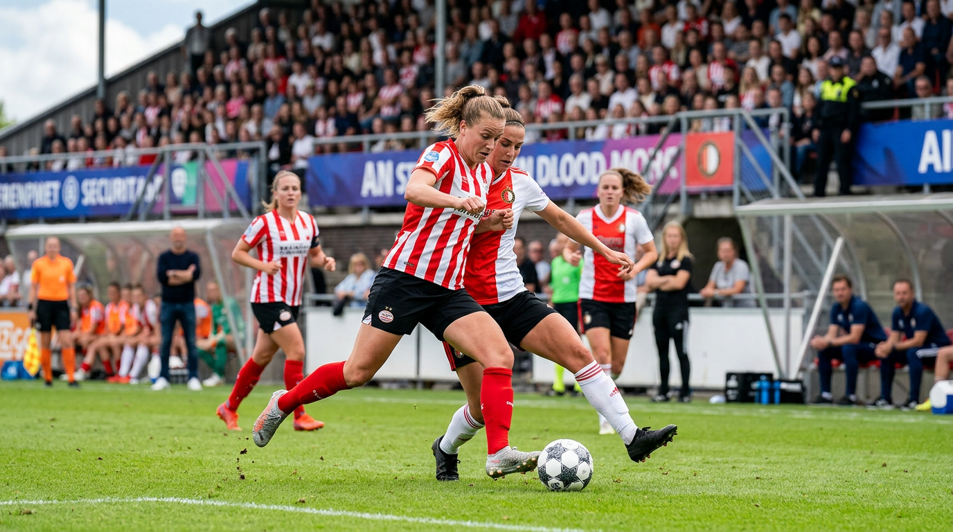 PSV Vrouwen overtuigend langs Ajax in Eredivisie-topper