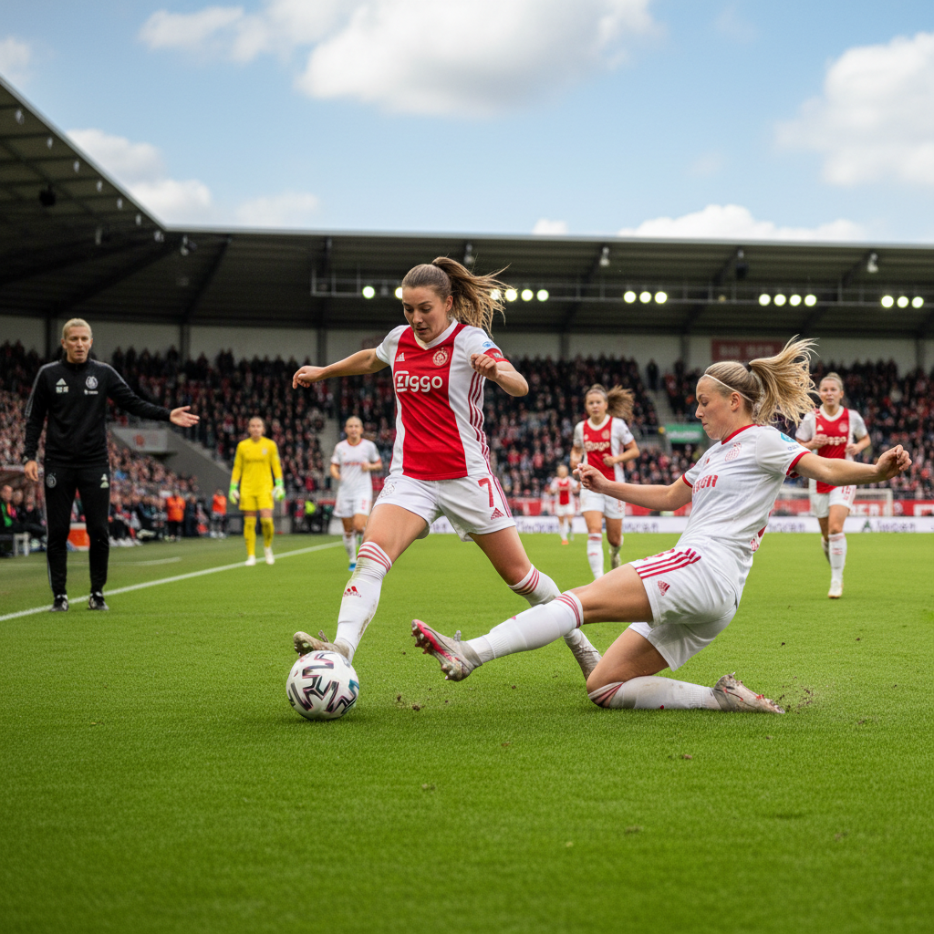 Ajax Vrouwen starten 2026 met gelijkspel in Köln