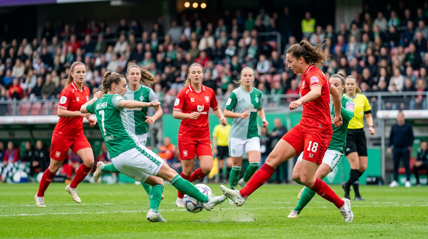 FC Twente Vrouwen wint de oefenwedstrijd met 1-0 van Werder Bremen